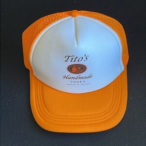 Tito’s Orange SnapBack Trucker Hat